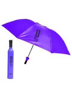 Parapluie En Forme De Bouteille Avec étui En Plastique - Violet