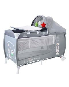 Parc Lit PRIMA Lindo PARC003-BL - Gris