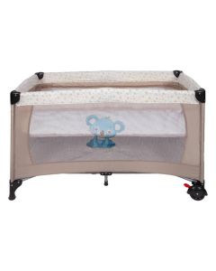 Parc Lit KOALA Bello Réglable - Beige & Grège