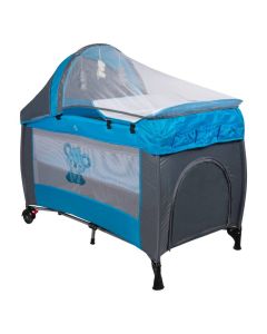 Parc Lit KOALA Bello Réglable Avec table à langer - Bleu