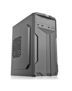 Boîtier PC ENTER Passion Eco Avec Bloc D'alimentation 500W - Noir