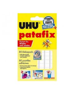 Pastilles Adhésives Patafix UHU 80gr - Blanc (39125)