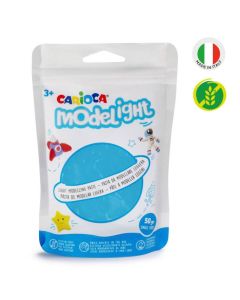 Pâte à modeler CARIOCA MODELIGHT 50GR - Bleu ciel