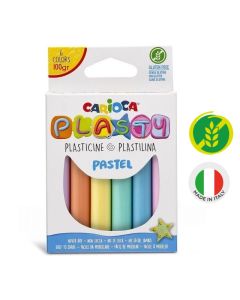 Pâte À Modeler CARIOCA Plasty 150gr - 6 Bâtons