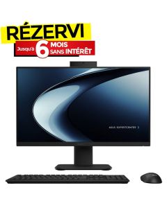 PC de Bureau ALL IN ONE ASUS P440VAK i7 13è Gén 24Go 512Go SSD - Noir