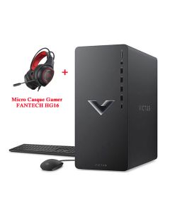 PC De Bureau Gamer HP Victus 15L TG02-0043nk AMD RYZEN 5 16G GTX1650 