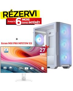 Pc de Bureau Gamer MYTEK i5 12è Gén 16Go RTX 3050 8G 