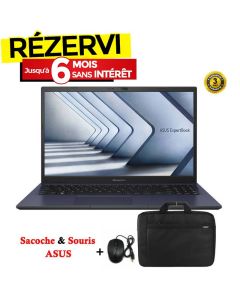 PC Portable ASUS ExpertBook B1 B1502 i5 13ème Gén 16Go 512Go SSD - Noir