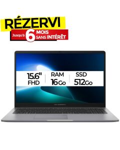 PC Portable ASUS ExpertBook P1 P1503 i5 13è Gén 16Go 512Go SSD - Gris