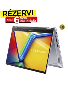 PC Portable ASUS Vivobook S14 Flip i9 13è Gén 16Go 512Go SSD - Silver
