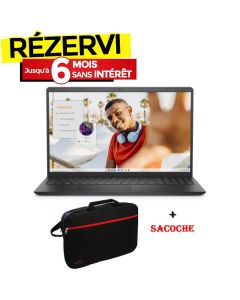 Pc Portable DELL Inspiron 15 3535 AMD RYZEN 5 8G 512Go SSD - Noir