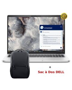 PC Portable DELL Pro 16 Plus | Intel Ultra 5 235U | 24Go RAM | 512Go SSD