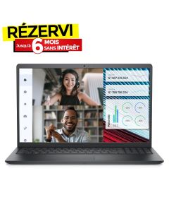 Pc Portable DELL Vostro 3520 i5 12ème Gén 8Go 512Go SSD - Noir