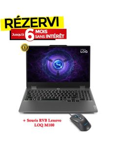 PC Portable Gamer LENOVO LOQ 15IAX9 i5 12ème Gén 24G RTX 3050