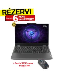 PC Portable Gamer LENOVO LOQ 15IAX9 i5 12ème Gén 8Go RTX 3050