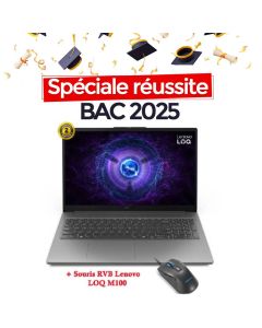 PC Portable Gamer LENOVO LOQ 15IAX9E i5 12è Gén 16Go RTX 2050