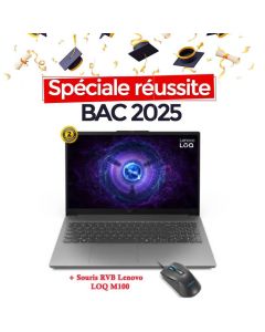 PC Portable Gamer LENOVO LOQ 15IAX9E i5 12è Gén 16Go RTX 3050