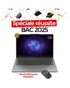 PC Portable Gamer LENOVO LOQ 15IAX9E i5 12è Gén 16Go RTX3050