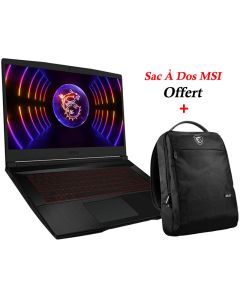 PC Portable Gamer MSI Thin GF63 12UCX i5 12è Gén 12Go RTX 2050 