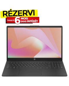 PC Portable HP 15-fd0080nk i5 13è Gén 16Go 512Go SSD - Noir