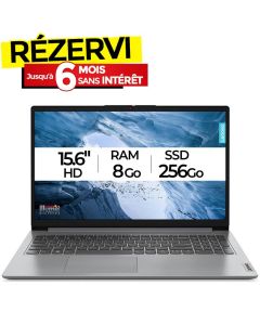 PC Portable LENOVO IdeaPad 1 15IJL7 Intel Celeron N4500 8Go 256Go SSD - Gris
