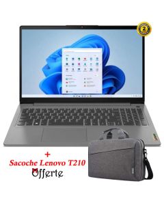 PC Portable LENOVO IdeaPad 3 15IAU7 i3 12è Gén 4Go 256Go SSD (82RK014XFG)