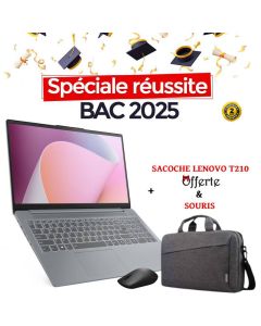 PC Portable LENOVO IdeaPad Slim 3 15ABR8 AMD RYZEN 7 16 G 512 G SSD - Gris