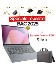 PC Portable LENOVO IdeaPad Slim 3 15ABR8 AMD RYZEN 7 16Go 512Go SSD - Gris