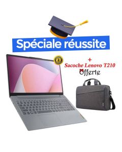 PC Portable Lenovo IdeaPad Slim 3 15AMN8 Ryzen 3 8Go 256Go SSD - Gris