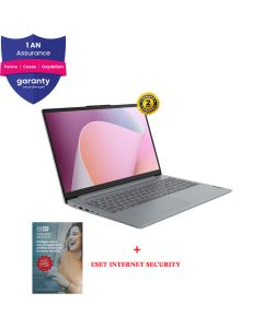 PC Portable LENOVO IdeaPad Slim 3 15AMN8 AMD RYZEN 3 8G 256Go SSD - Gris