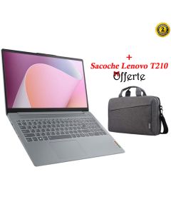 PC Portable LENOVO IdeaPad Slim 3 15AMN8 AMD RYZEN 3 8G 256Go SSD - Gris