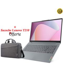 PC Portable LENOVO IdeaPad Slim 3 15AMN8 AMD RYZEN5 16G 512G SSD - Gris