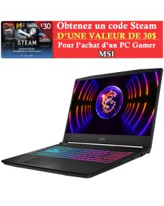 PC Portable Gamer MSI Katana 15 B12V i7 12è Gén 16Go RTX 4070