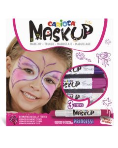 Peintures Pour le Visage CARIOCA Mask Up Princess 3 pcs