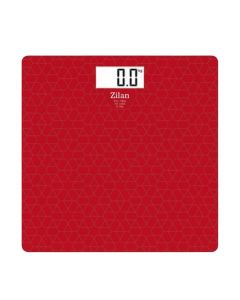 Pèse Personne Électronique ZILAN ZLN7680 150Kg - Rouge