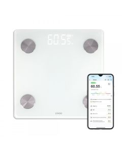 Pèse Personne Impédancemètre Connecté LIVOO DOM528W - Blanc