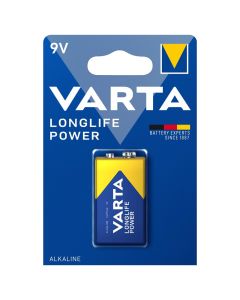 Pile Alcaline VARTA LongLife Power 9V