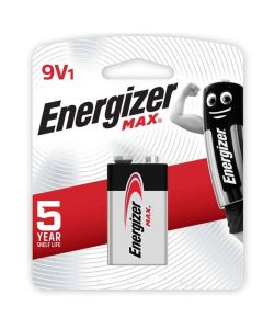 Haute Performance Pile Alkaline ENERGIZER 522 9V BP1