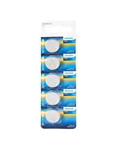 Piles Bouton Lithium Philips CR2016 – Pack de 5 – 3V – Fiables
