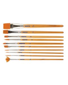 Jeu de 10 Pinceaux WADFOW a Filet WXA1K10
