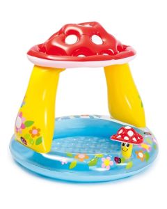 Piscine Gonflable INTEX Mushroom avec Pare-Soleil - Assortis