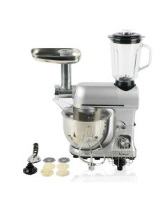 Robot Pétrin Multifonction TOPMATIC PKM-1800 1800W - Gris