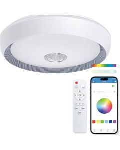 PLAFONNIER KSIX GLORY 47CM 6200LM 58W ILINK HP 5W  RGB+CCT- BLANC