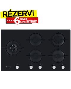 Plaque de Cuisson ARISTON AGS-92S-BK 5 Feux 90cm - Noir