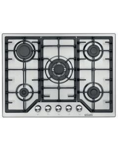 Plaque de Cuisson ELLETI 71380DN 5 Feux 70 cm - Inox
