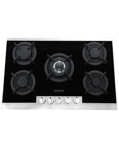 Plaque De Cuisson AUXSTAR AUX-800V-F Encastrable 5 Feux - Noir