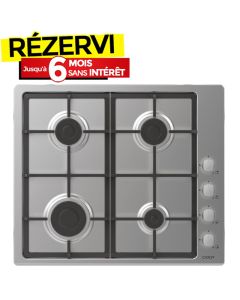 Plaque de Cuisson Encastrable CANDY CHG6LX 4Feux 60cm - Inox