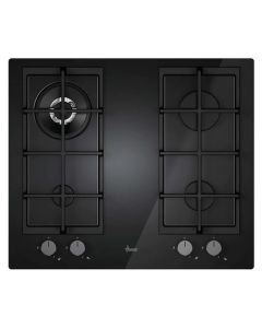 Plaque de Cuisson Encastrable HOOVER HVG6BR4C3B 4Feux 60cm - Noir