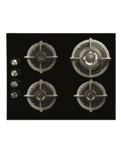 Plaque de Cuisson Encastrable KUMTEL LX-410TAHDF-P 4Feux 60 cm - Noir