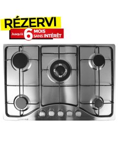 Plaque De Cuisson Encastrable STARONE ST-806 5 Feux - Inox